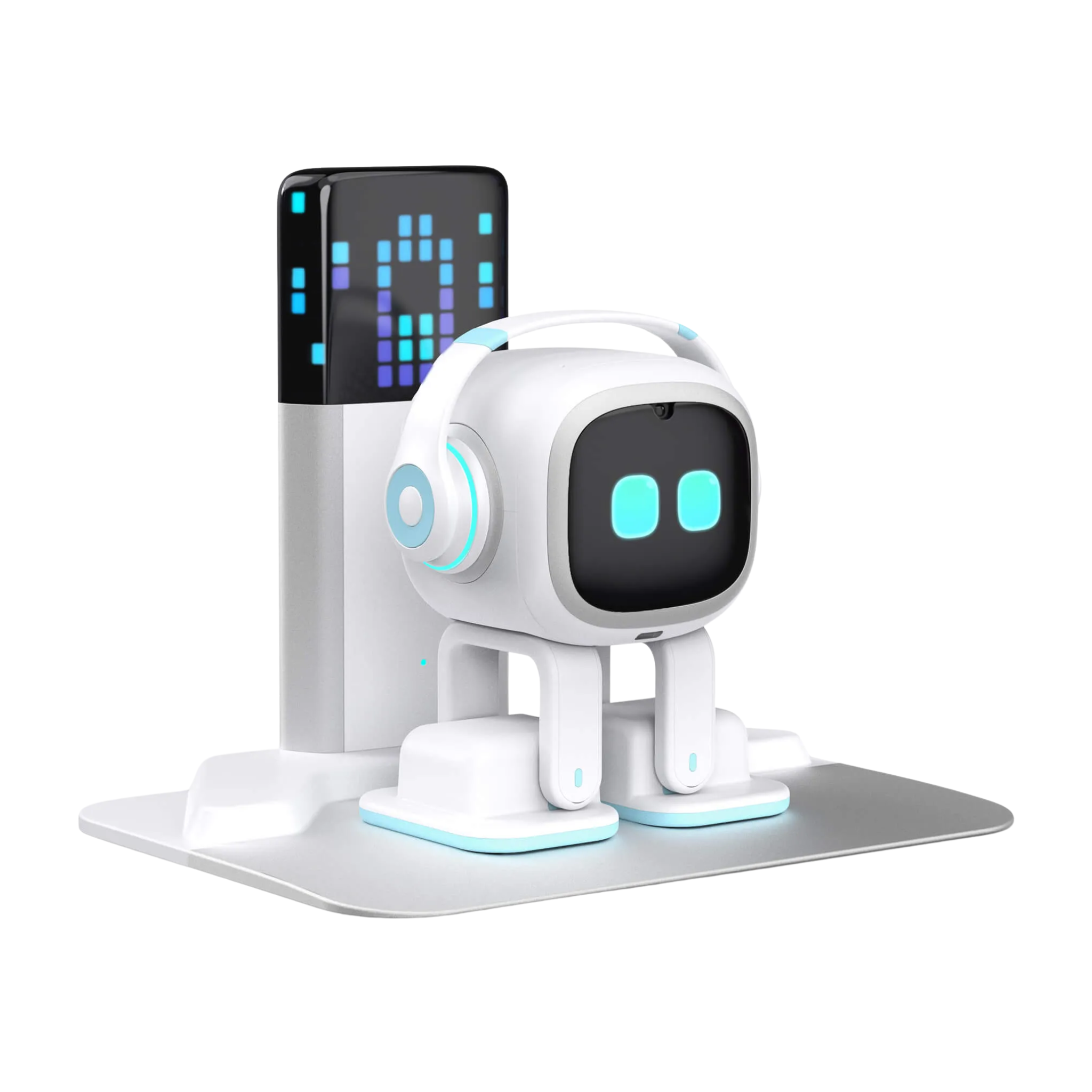 EMO GO  WHITE自動移動 AIロボット Emo Go Home White Robô Inteligente Original | BR Metaverso