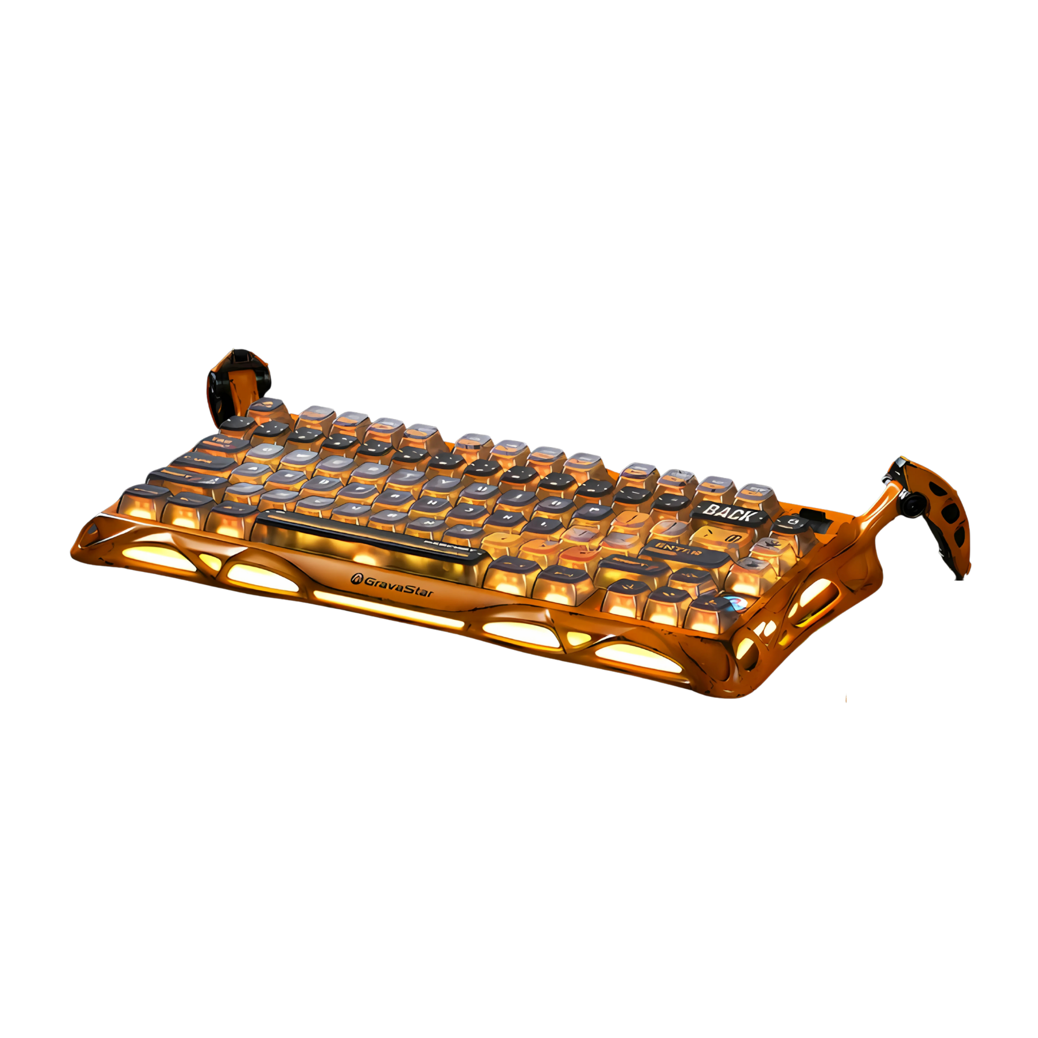 Mercury K1 Pro Battle-Worn Yellow – Teclado Gamer 75% Wireless RGB