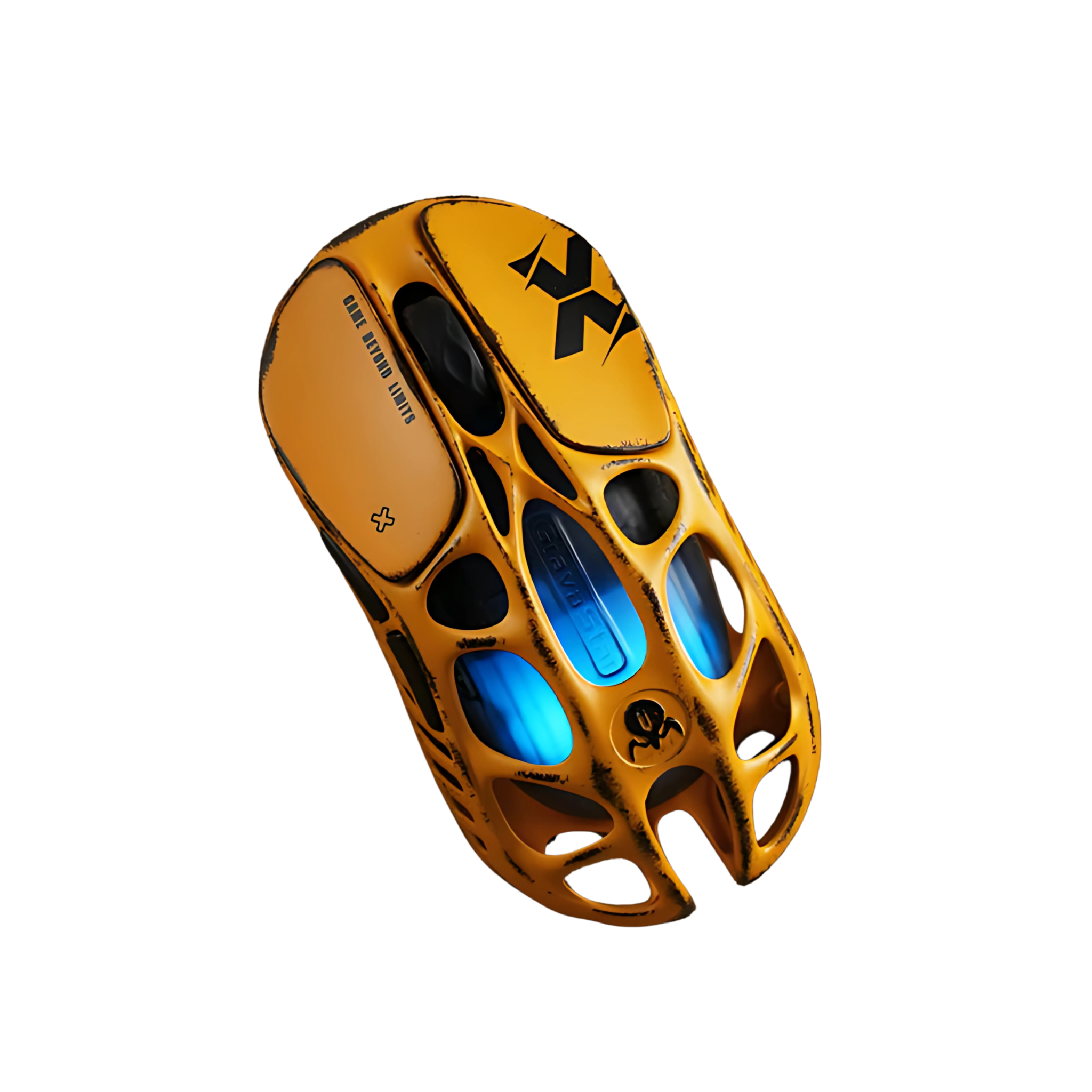 マレウス BR Mercury X & X Pro Battle Worn-Yellow – Mouse Gamer 32K DPI | BR