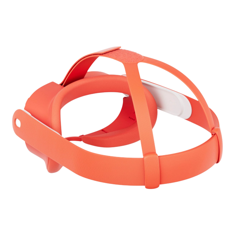 Meta - Quest 3 Facial Interface & Head Strap - Blood Orange - BR Metaverso