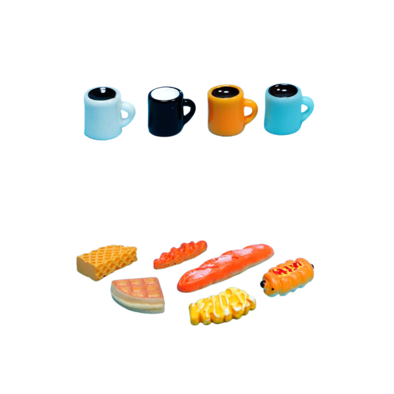 Mini Food Toy Pack x10 - Eilik Robô Acessórios - BR Metaverso