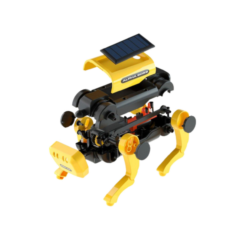 Robô Mecânico Dog / Movido a Energia Solar Alpha 2059 - BR Metaverso