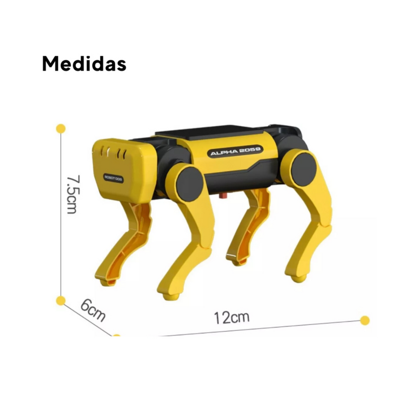 Robô Mecânico Dog / Movido a Energia Solar Alpha 2059 - BR Metaverso