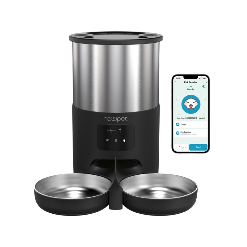 Alimentador Newpet Smart Black Dual - BR Metaverso