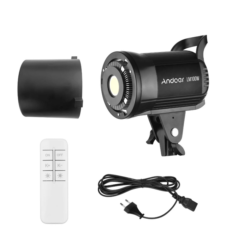 Andoer LM100W Studio LED Video Light 5600K - BR Metaverso