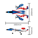 Avião RC F22 Com Controle Remoto - BR Metaverso