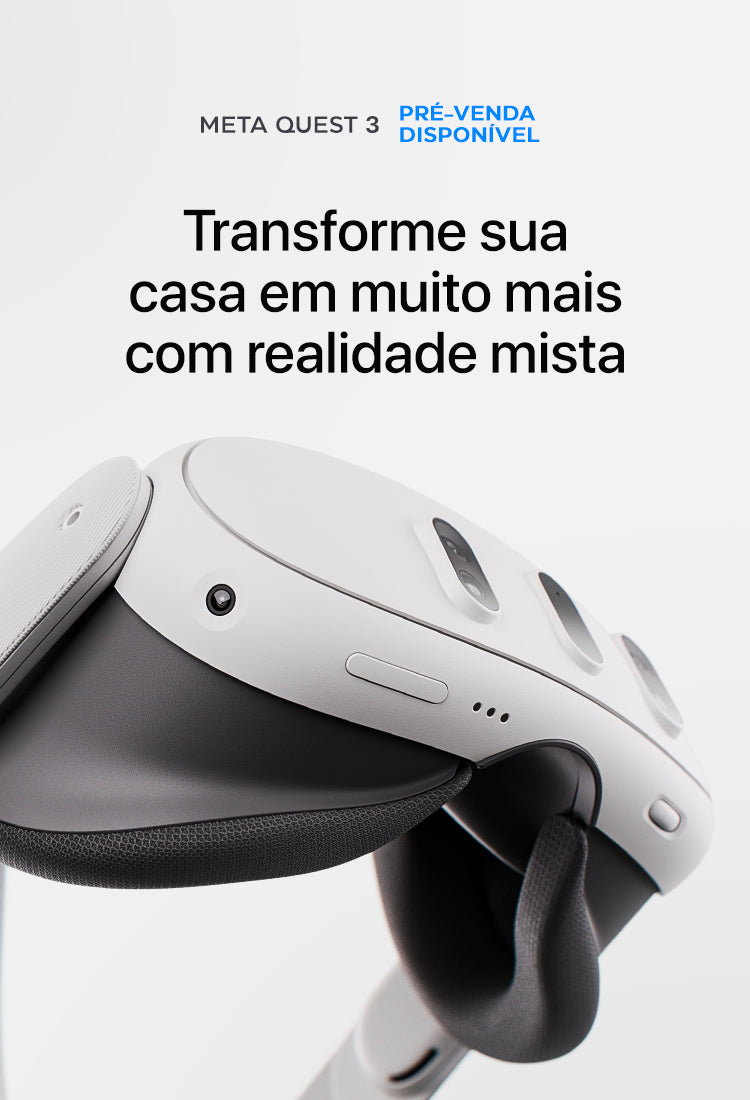 Meta Quest 3 é na BR Metaverso! Melhor preço em Óculos VR no Brasil, melhor loja! Comprar Meta Quest 3 é na BR Metaverso.