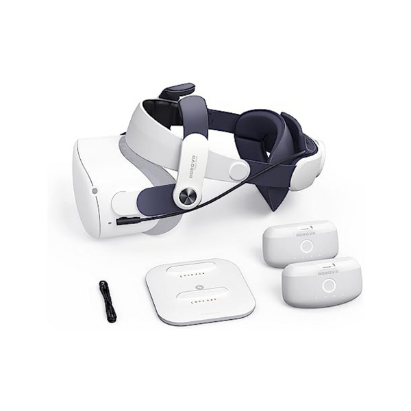BoboVR M2 Plus Combo Strap Twin Battery – Conforto e Durabilidade
