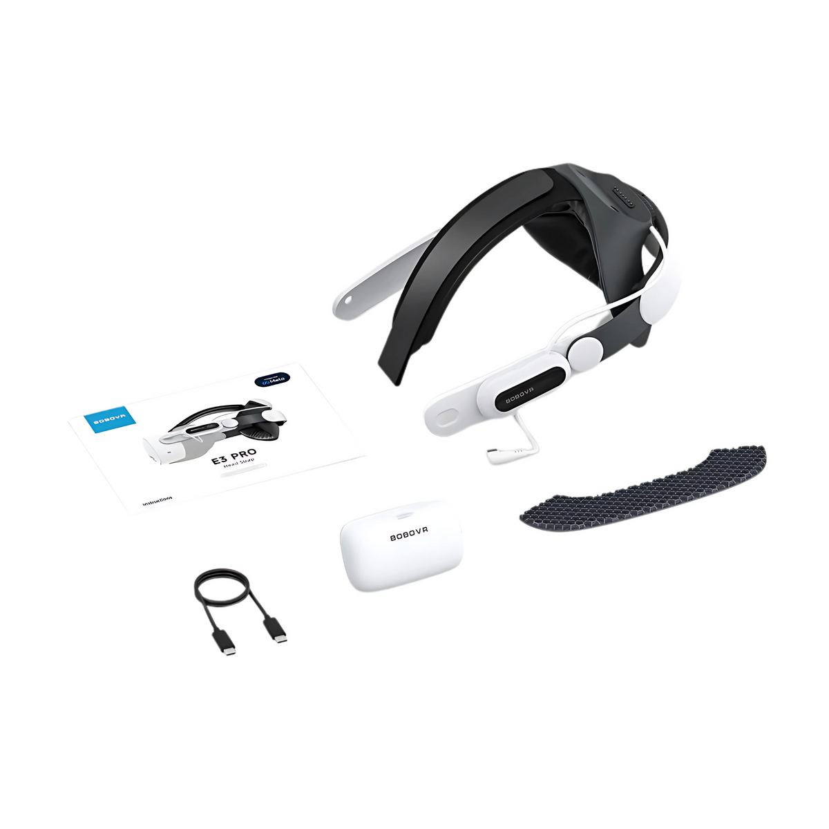 BoboVR E3 Pro Strap para Meta Quest 3/3S: Conforto, Bateria de BoboVR E3 Pro Strap para Meta Quest 3/3S: Conforto, Bateria de