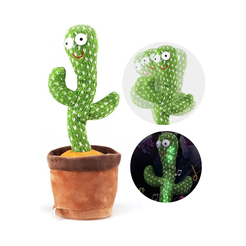 Cactus Talking Interativo Premium Toy Kids - BR Metaverso