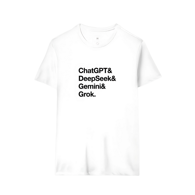 Camiseta LLM'S Lover White Edition - BR Metaverso & Ink