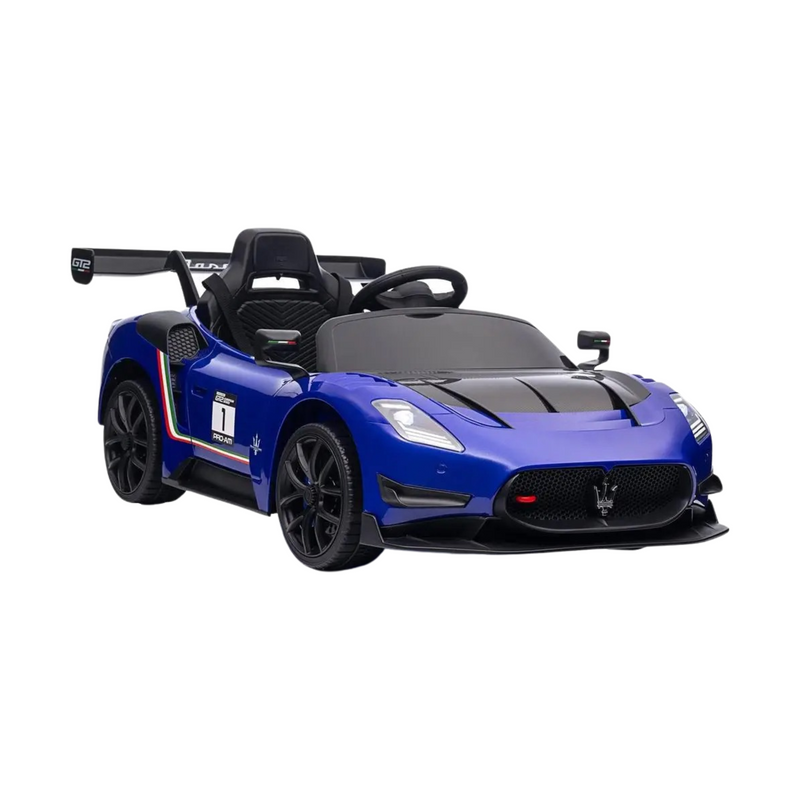 Carro Elétrico Infantil Azul Maserati ToyKids Premium - BR Metaverso