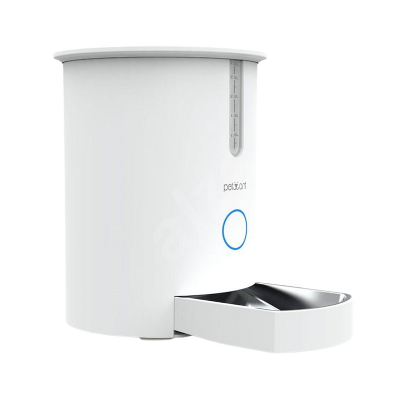 Dispensador Controlador de Alimentos Inteligente Smart Petwant Cat Feeder F3 - Wifi - 2.8 Litros - BR Metaverso