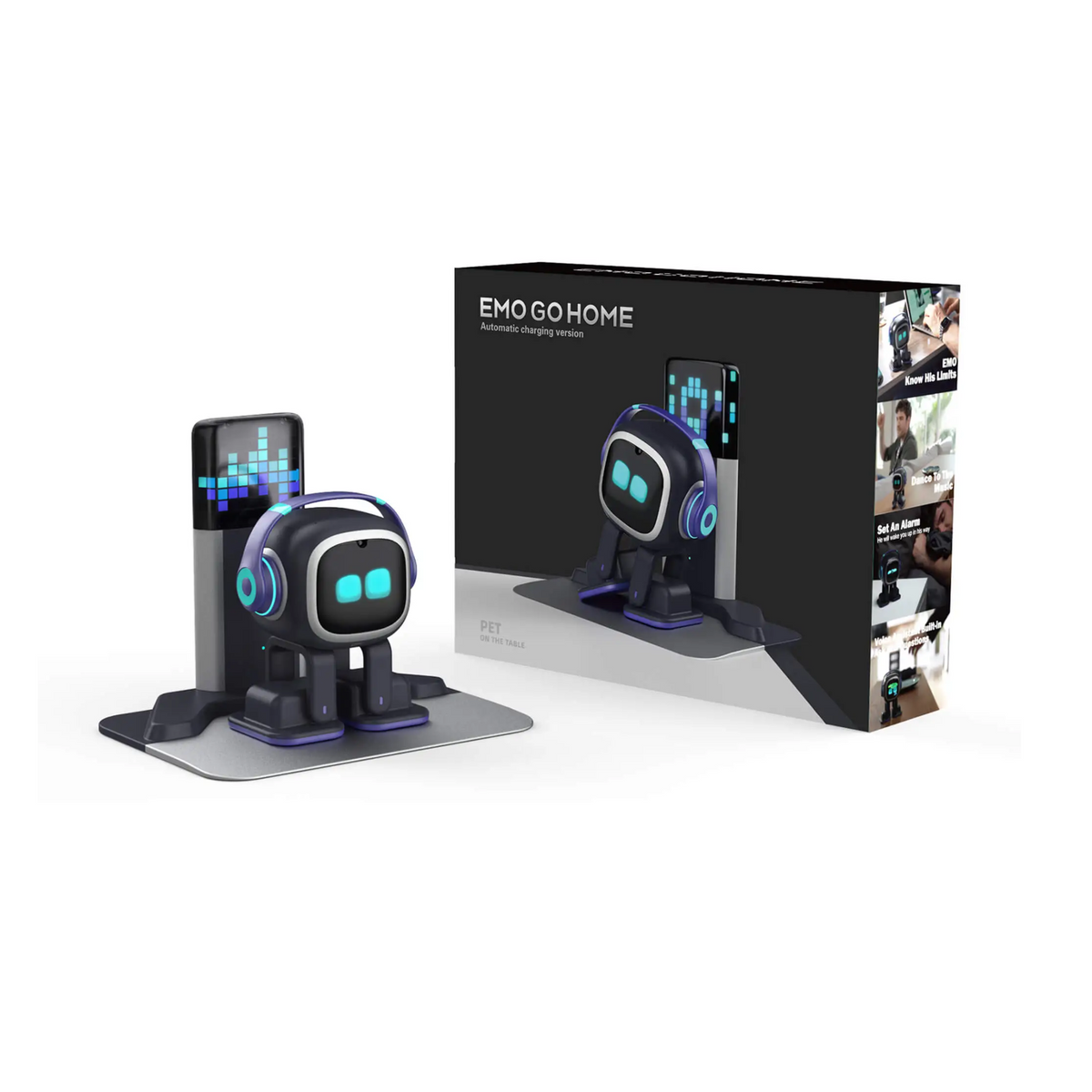 EMO GO WHITE自動移動 AIロボット Emo Go Home White Robô Inteligente
