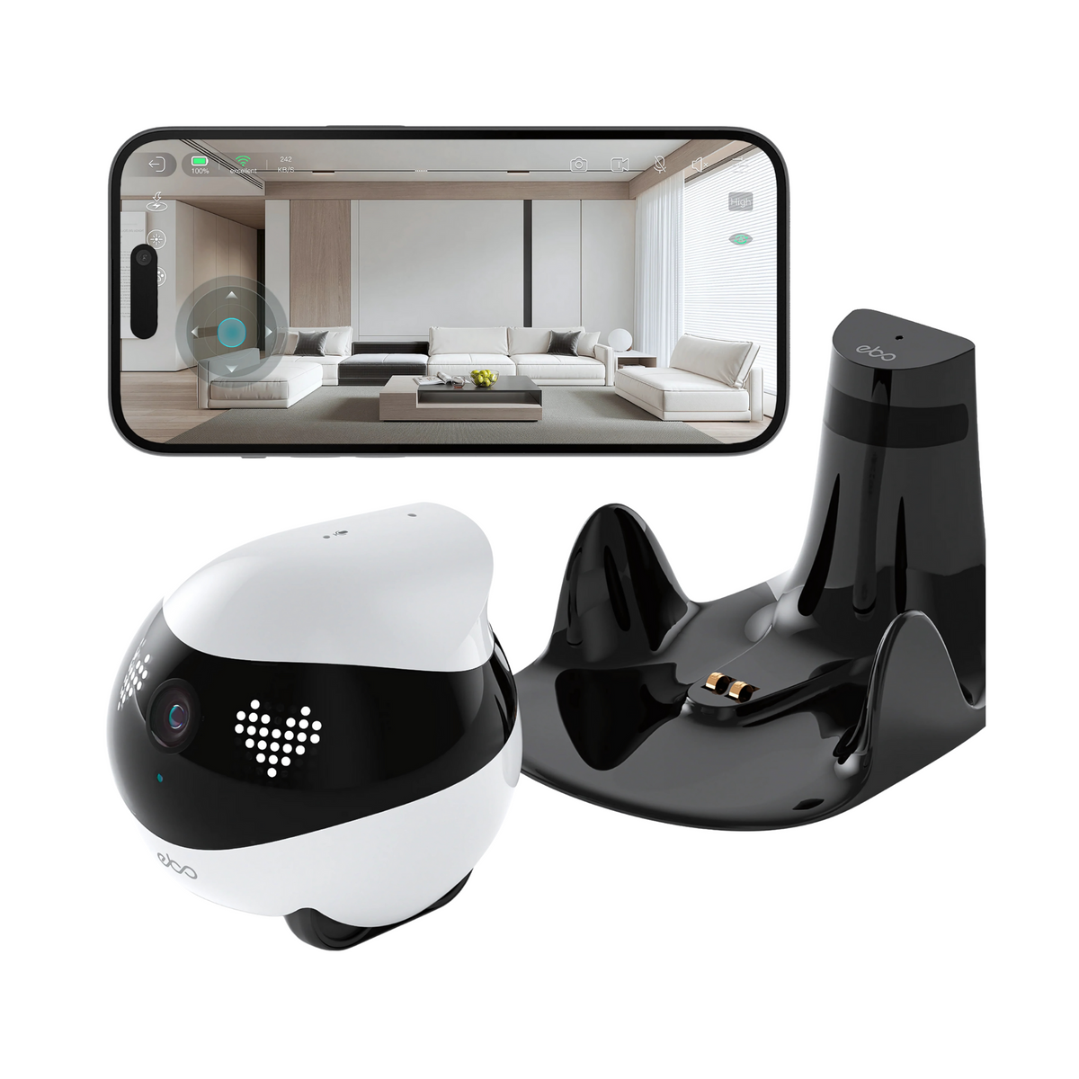 Enabot Ebo Air 2 Plus Robô com Câmera 3K | BR Metaverso