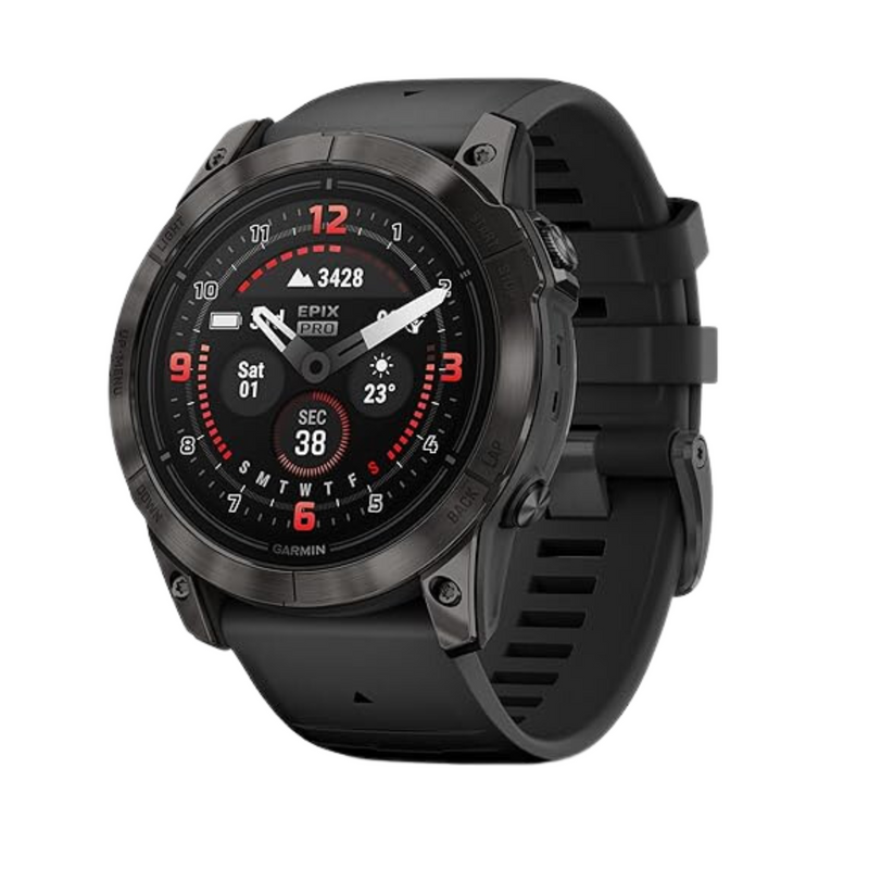 Garmin Relogio Epix Pro (Gen 2) Sapphire Edition 51MM Carbon Gray DLC Black - BR Metaverso