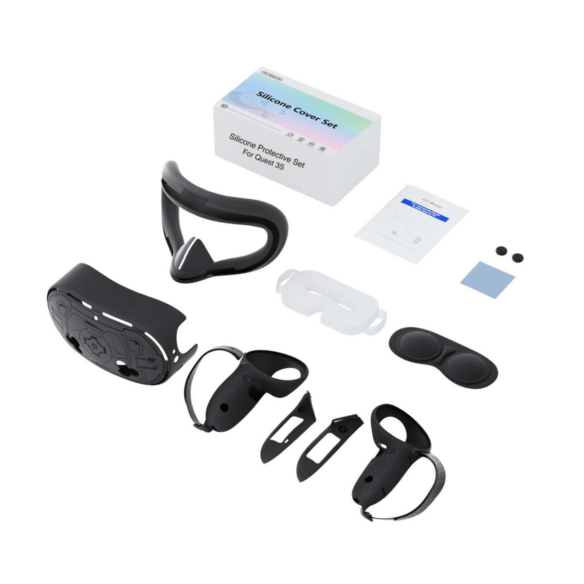 Kit de Proteção 7 em 1 Premium Quest 3S | BR Metaverso