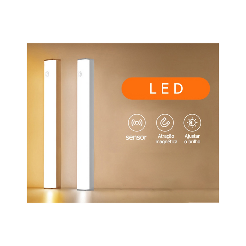 LED Sensor de Movimento Inteligente Sem Fio 50cm Plus+ - BR Metaverso