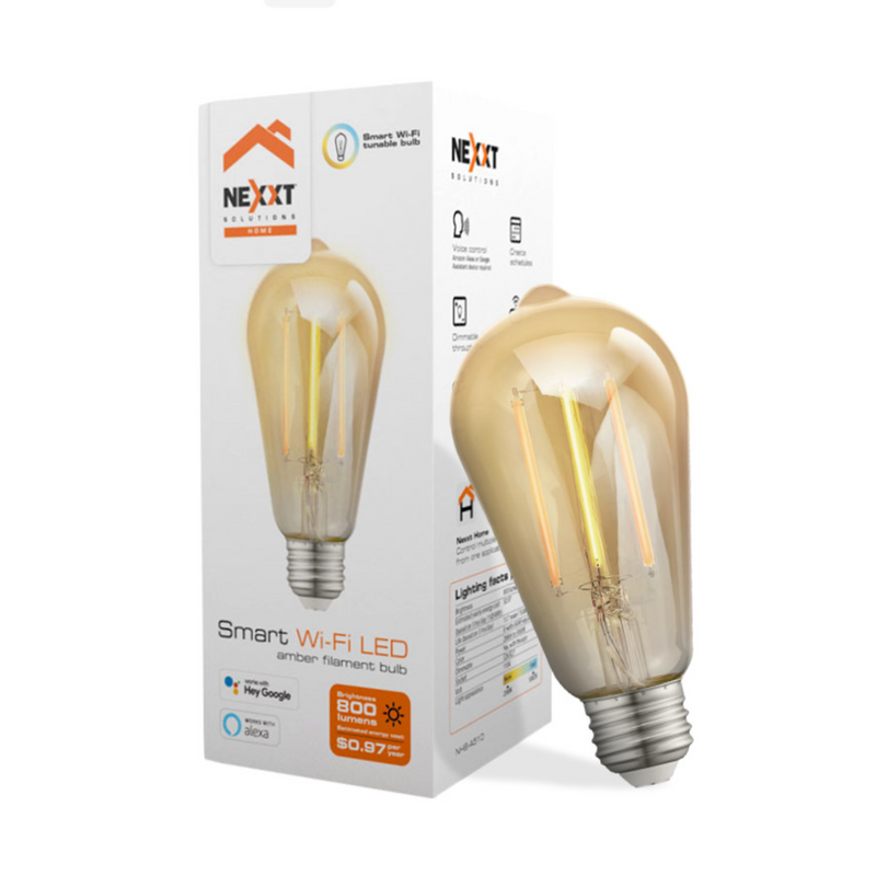 Lâmpada de Filamento LED Inteligente Nexxt 8W Wifi - BR Metaverso