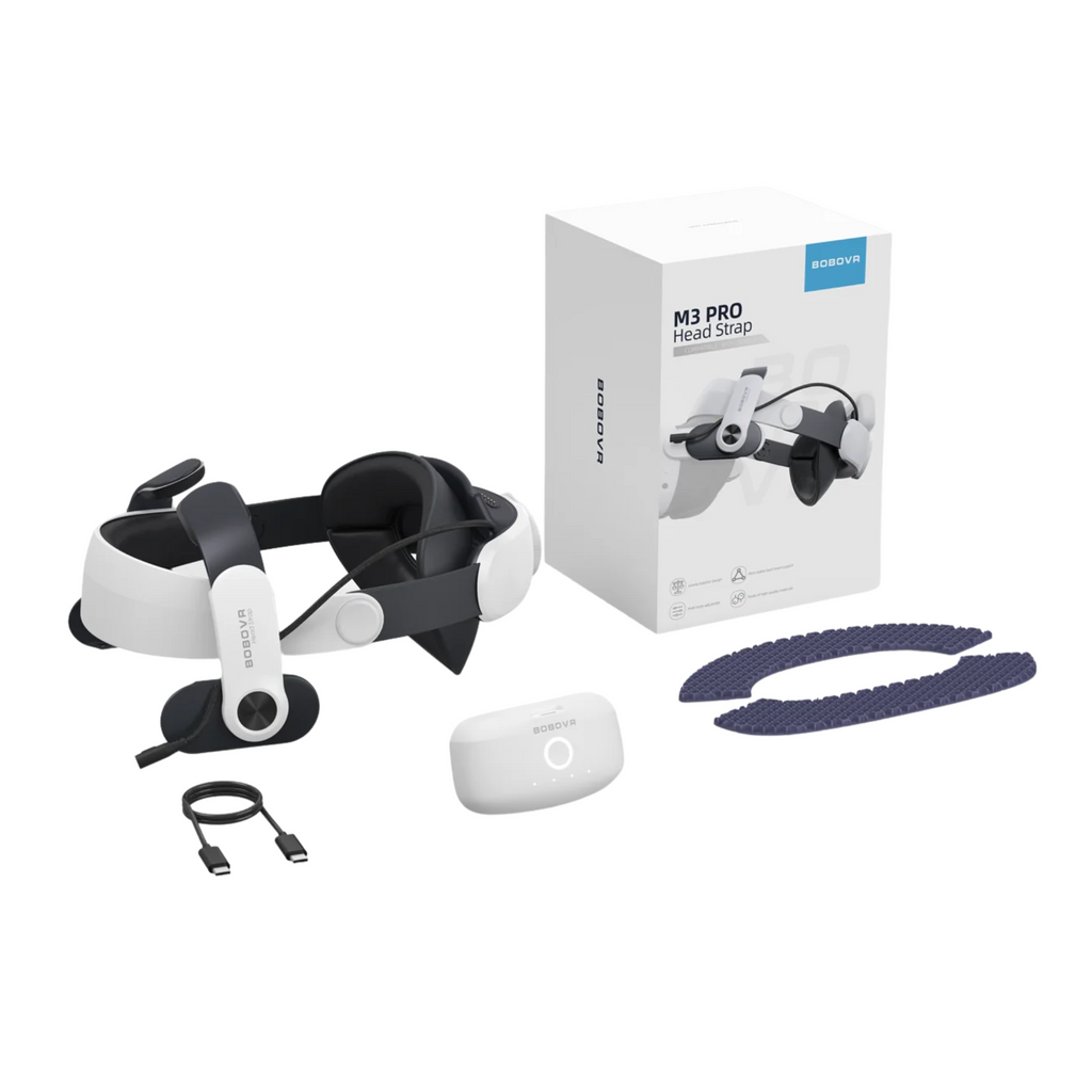 BoboVR M3 Pro Quest 3 – Conforto e Imersão Prolongada em Realidade BoboVR M3 Pro Quest 3 – Conforto e Imersão Prolongada em Realidade