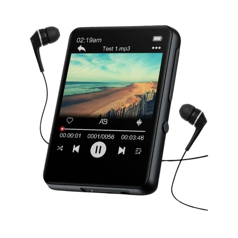 MP3 Player Touch Screen Nostálgico BT 5.0 - BR Metaverso