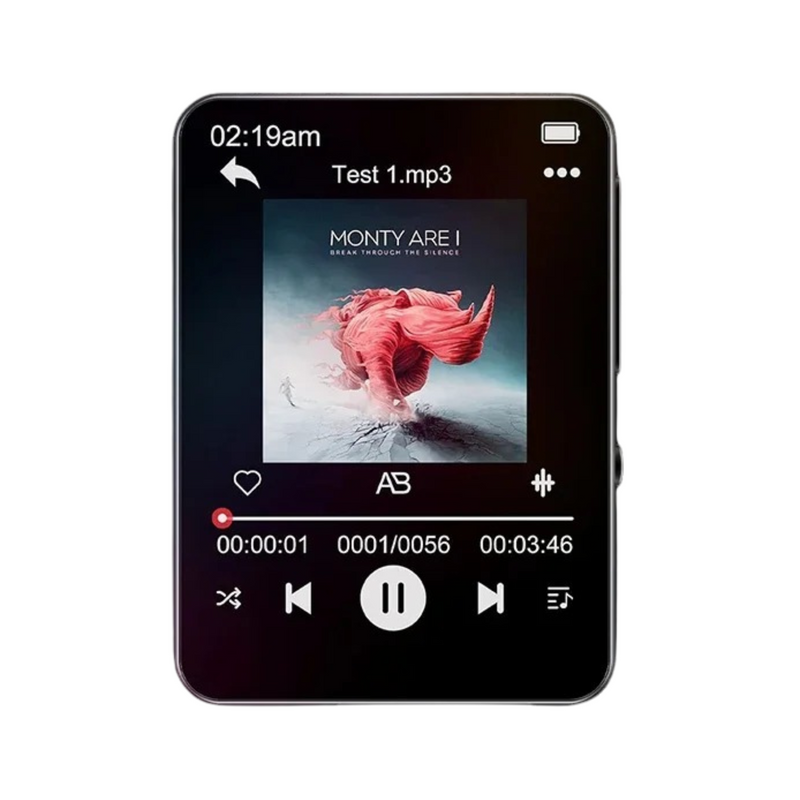 MP3 Player Touch Screen Nostálgico BT 5.0 - BR Metaverso