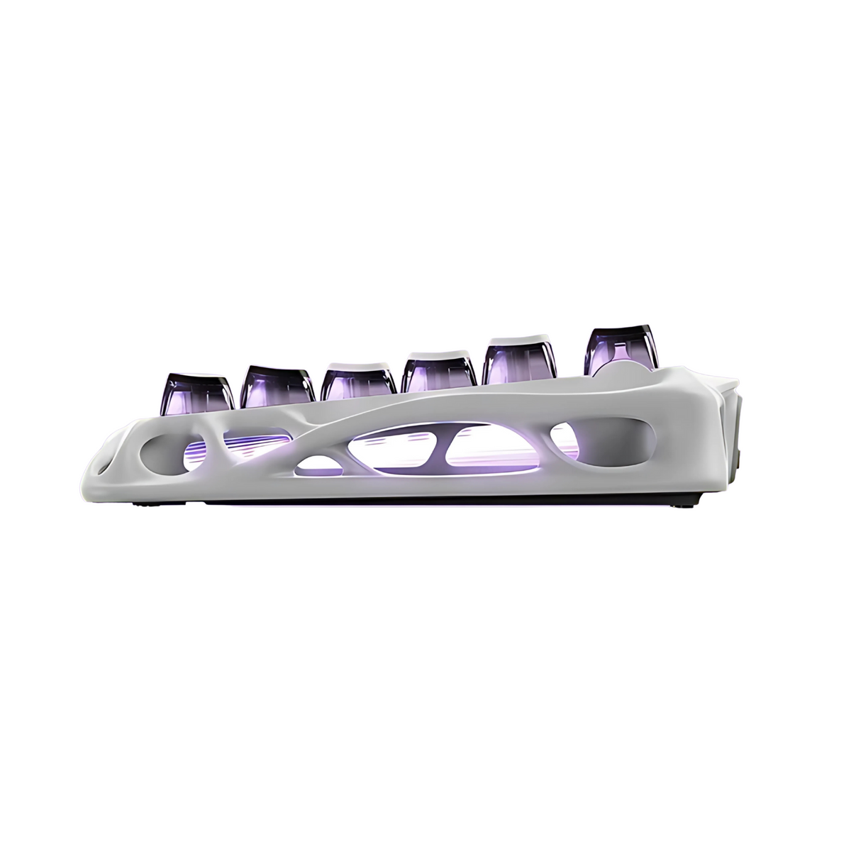 Teclado Gamer Mercury V75 HE Mecha Gray com 8000Hz e Switch