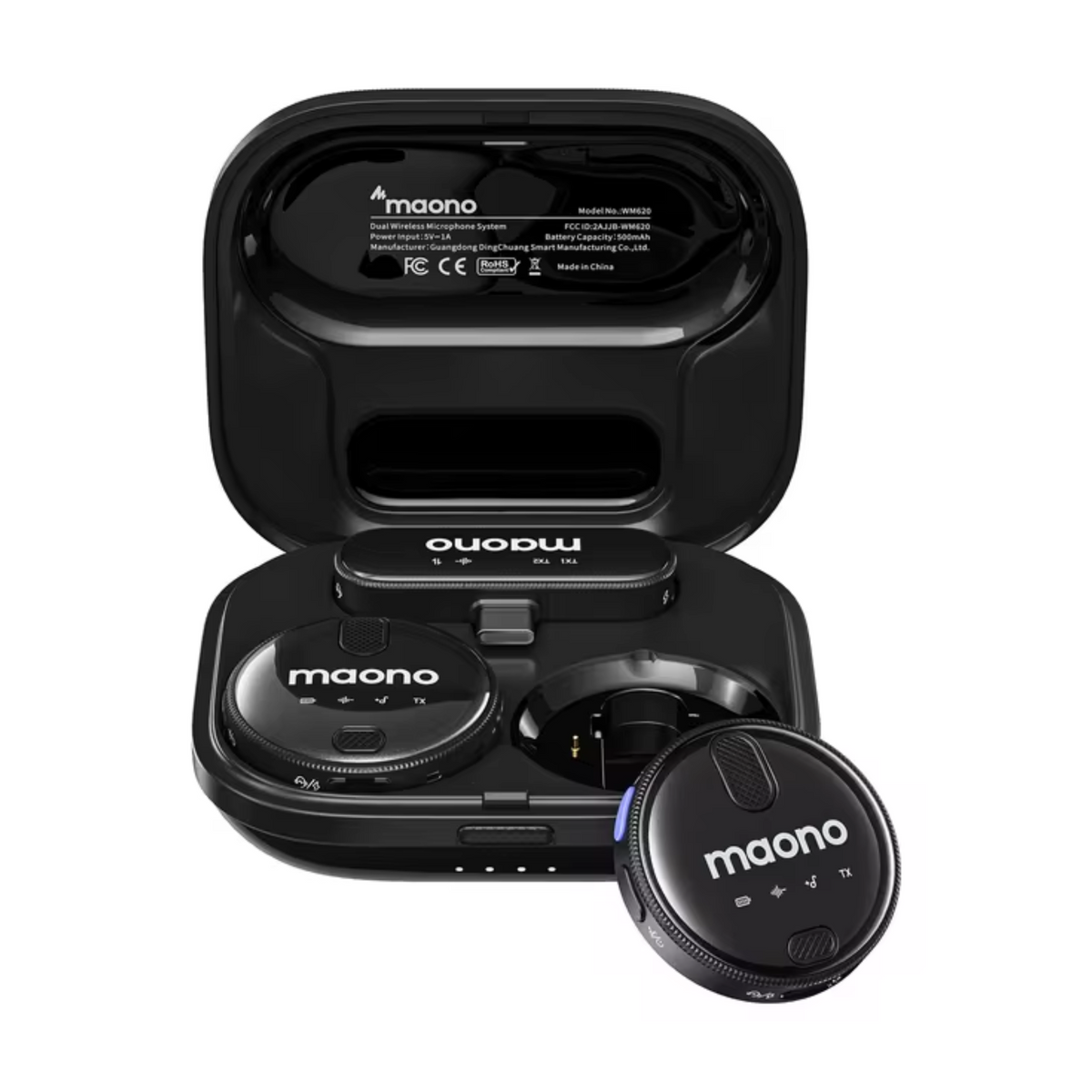 Microfone Lavalier Sem Fio MAONO WM620 | Gravação Profissional na