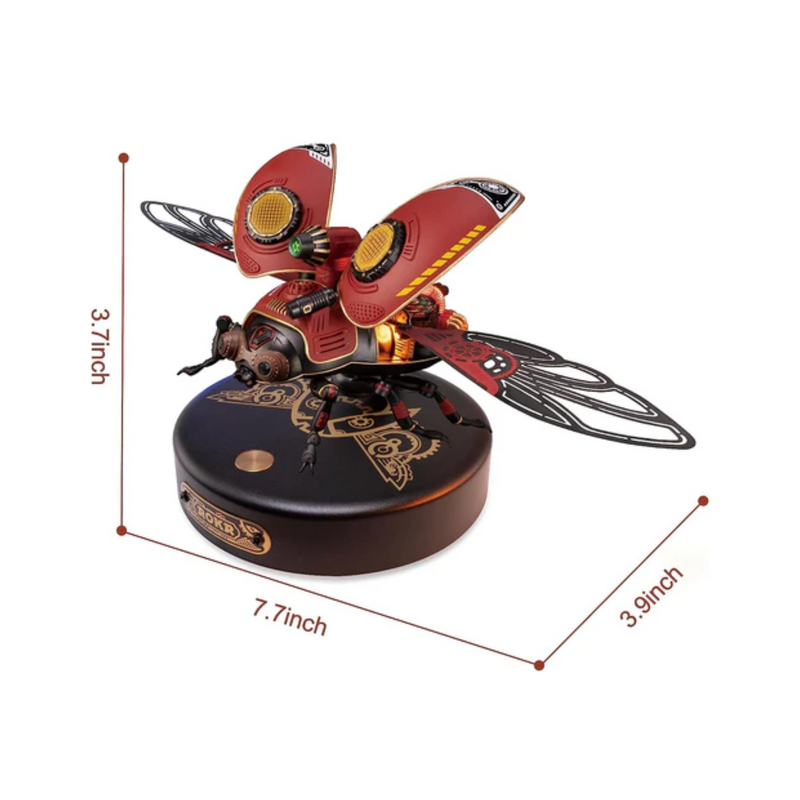 NikolaToy Mechanical Beetle 3D Metal Model Kits - BR Metaverso