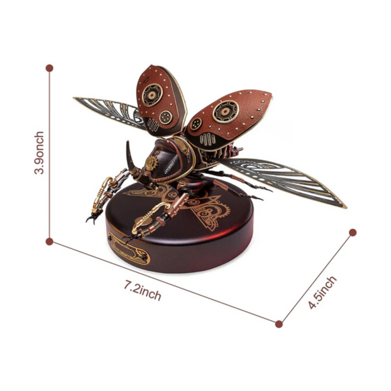 NikolaToy Mechanical Beetle 3D Metal Model Kits - BR Metaverso