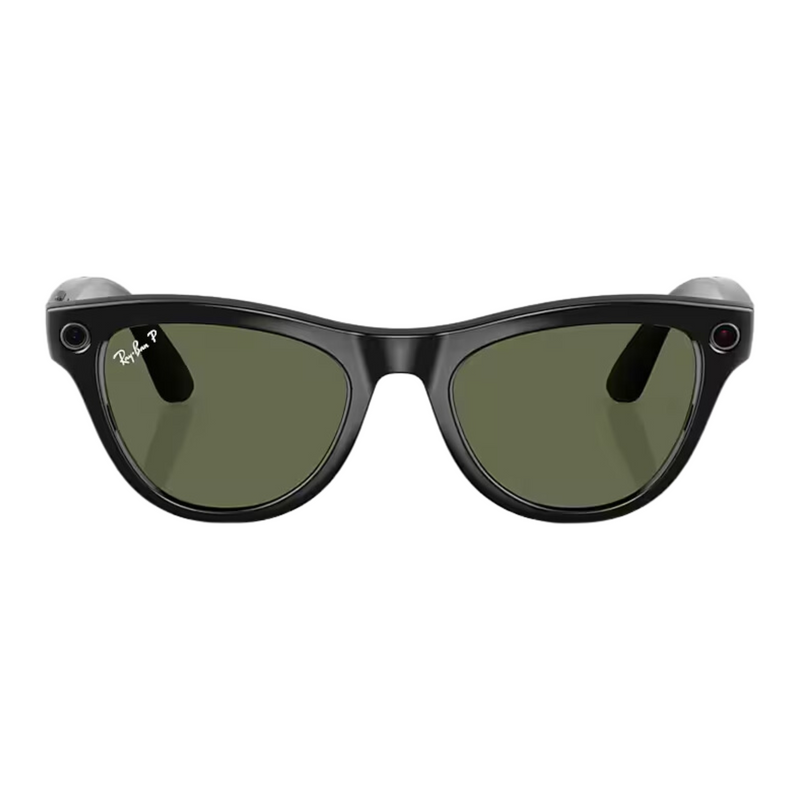 Óculos Ray-Ban | Meta Shiny Black G-15 Green M - BR Metaverso