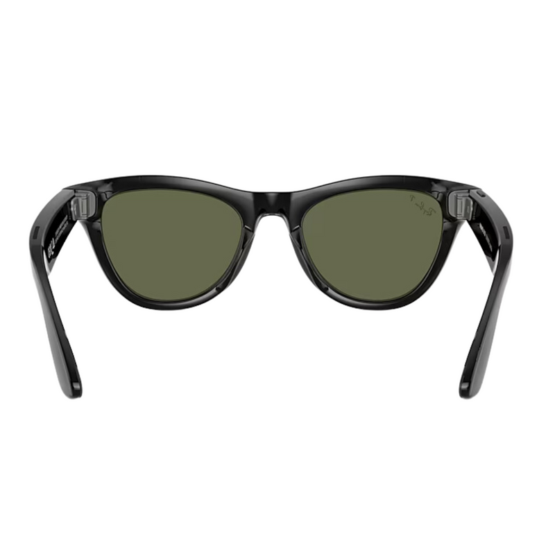 Óculos Ray-Ban | Meta Shiny Black G-15 Green M - BR Metaverso