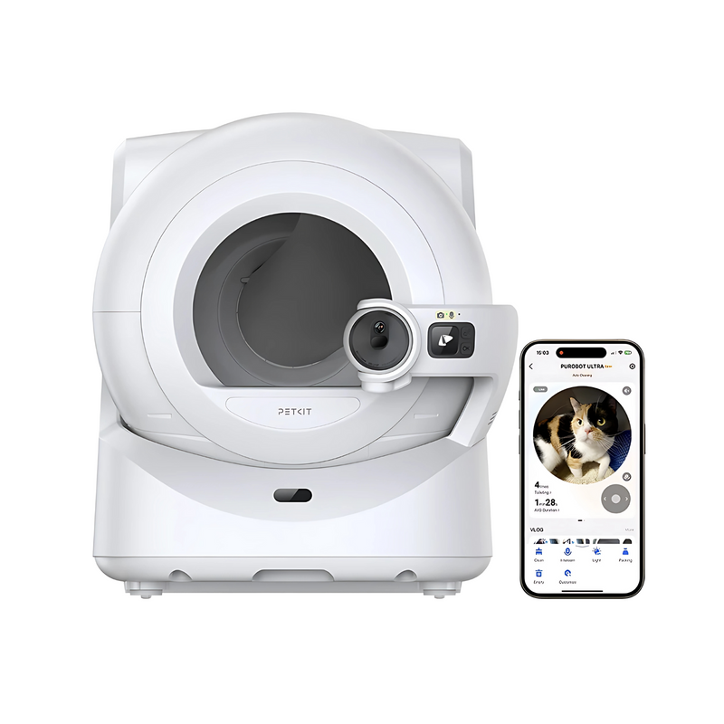 PetKit PuroBot Ultra Caixa de Areia Smart Wifi App com Câmera - BR Metaverso
