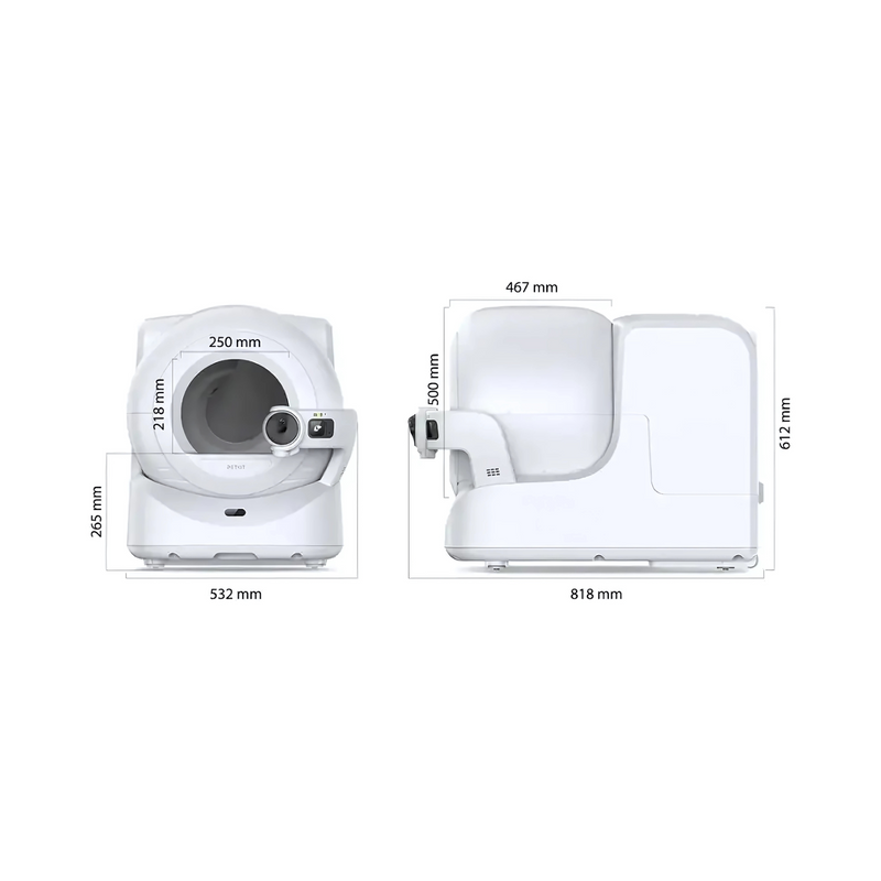 PetKit PuroBot Ultra Caixa de Areia Smart Wifi App com Câmera - BR Metaverso