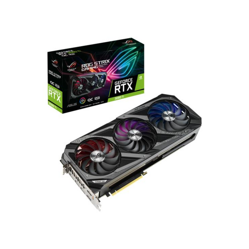 Placa de Vídeo Asus Rog Strix RTX-3080TI 12GB RTX3080TI-O12G-Gaming - BR Metaverso