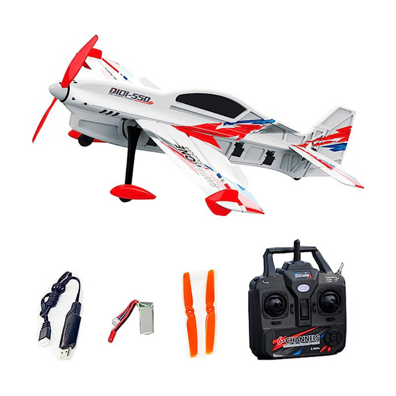 QIDI-550 RC Avião com Controle Remoto - BR Metaverso