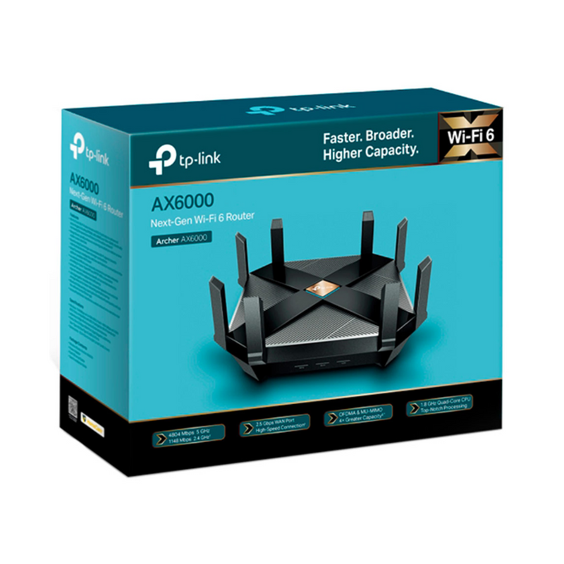 Roteador Wireless TP-Link Archer AX6000 4804MBPS - BR Metaverso