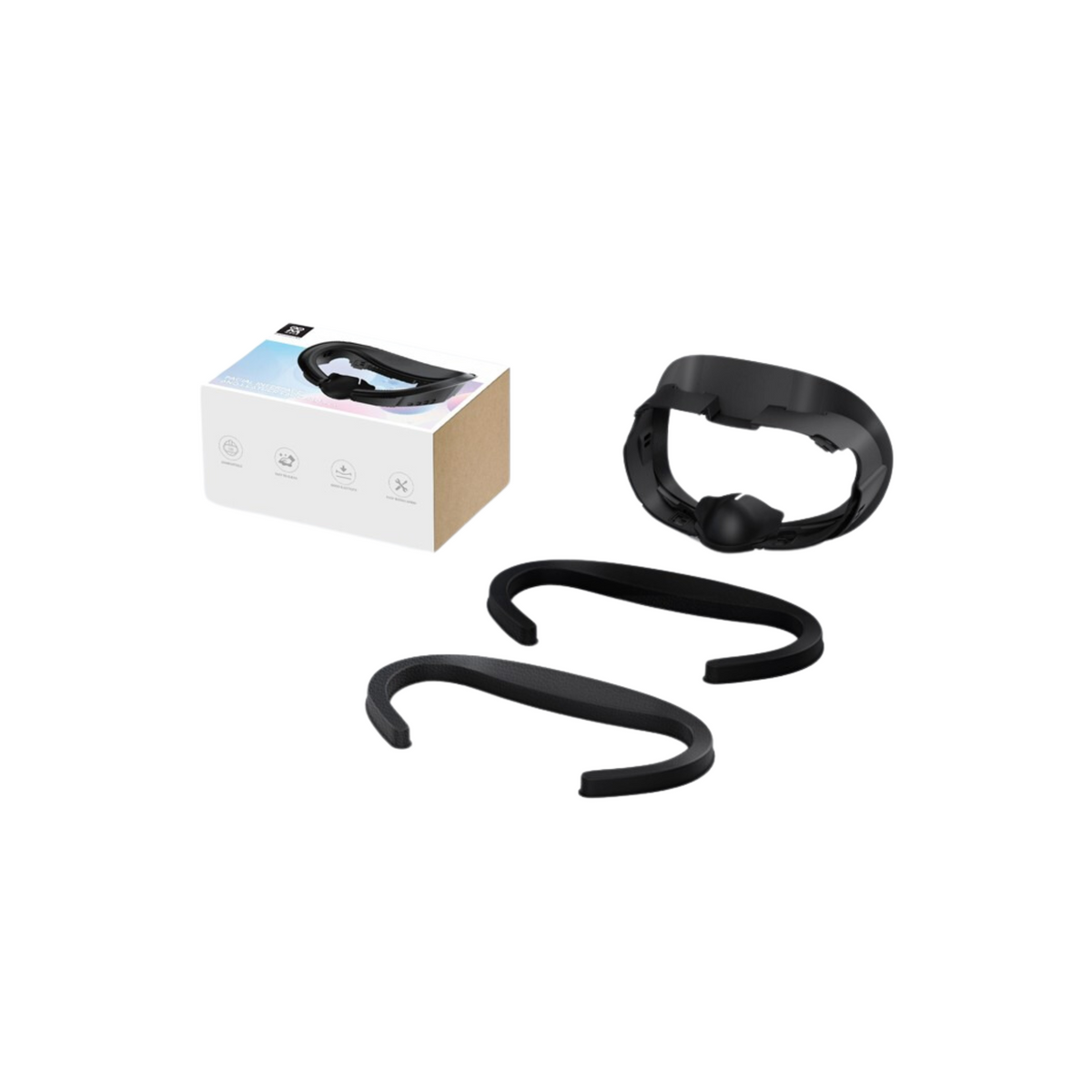 Máscara Facial Premium Quest 3 AMVR na BR Metaverso: Conforto e